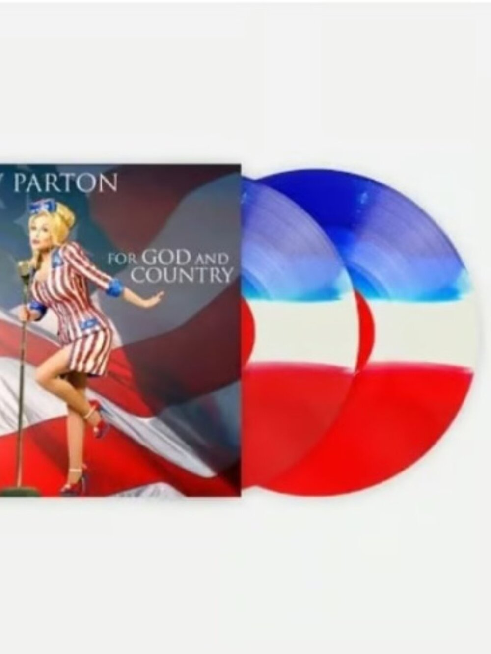 Dolly Parton For God & Country 2-LP ~ Exclusive Color ~ Numb/Ltd Ed 2,000 ~ New!